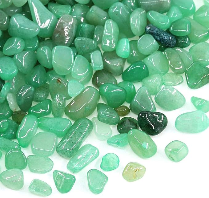 WAYBER Decorative Rock Stones, 2 Lbs/920g Irregular Green Crystal Pebbles - Image 6