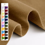 Tan Soft Felt Fabric Sheet, 1.6mm Thick by Grainear