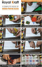 Royal Kraft Heart Wooden Printing Stamps - Image 5