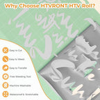 HTVRONT Silver Heat Transfer Vinyl Roll - Image 3