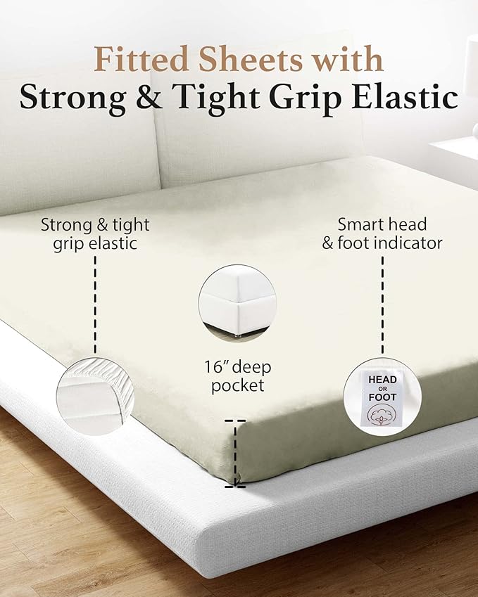Good Sleep Bedding Cal King Fitted Sheet Only - Image 4