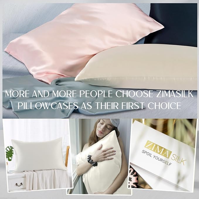 ZIMASILK 100% Pure Mulberry Silk Pillowcase - Image 6