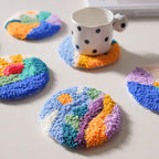 Avtytsda 6PCS Punch Needle Coaster Kit, Easy Punch Needle DIY Embroidery Set - Image 2