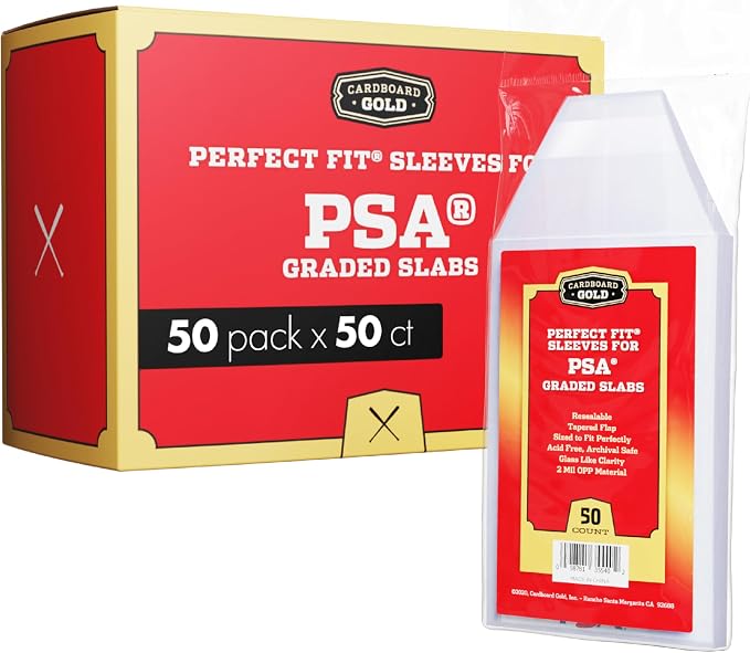 Cardboard Gold PSA Slab Sleeves by CardboardGold