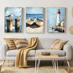 Mandun 3 Pack Beach Paint by Numbers Kit - Image 3