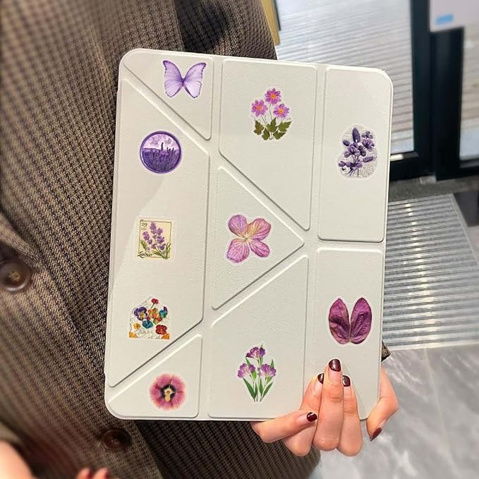 Transparent Flora Scrapbook Stickers Aesthetic Flowers Stickers | Transparent & - Image 8
