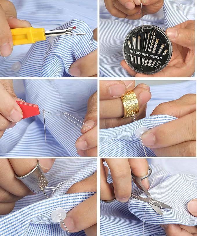 Cebelo Large Sewing Kit for Adults: 232 Pcs Sewing Supplies for Hand Mending - Image 5