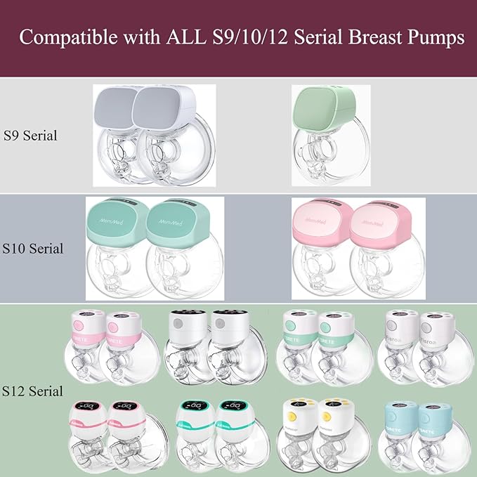 Flange 27mm,Compatible with TSRETE/kmaier/eulumap/Momcozy S9/S12 Wearable Breast Pump,24mm Shield/Flange,Replacement Breastpump Parts/Accessories