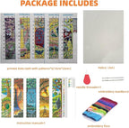 ZuoAnLF 5 PCS Cross Stitch Bookmark Kits, DIY Bookmarks Cross Stitch Kits - Image 5