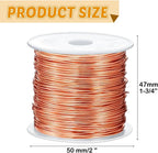 Funrous 5 Rolls 5 Size Jewelry Wire 18, 26 Gauge Copper Wire Kit Jewelry - Image 3