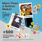 Button Maker Machine 2.25 Inch Pin Maker Kit - Image 2