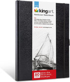 KINGART Hardcover Sketchbook Journal – 8.5 x 11 Inch, 70 lb Acid-Free - Image 2