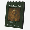 Fuxi Black Sketchbook 11x14 Inches, 60 Sheets, Hard Cover Spiral Bound | Black by SketchBook
