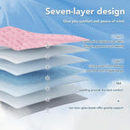 Topcee Weighted Blanket for Adults, Minky Dots Heavy Blanket for 190-210lbs - Image 5