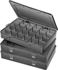 Gbivbe Large 24 Grids Plastic Organizer Box Adjustable Dividers, Art DIY Crafts by Gbivbe