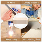 60 Pack Basswood Sheets for Crafts, Wood Burning, Architectural Models - Image 4