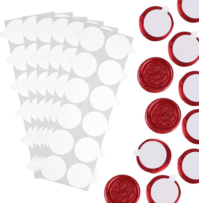 Double Sided Adhesive Dots for Wax Seal, 312 Pieces 1 Inch Stickers Round - Image 5