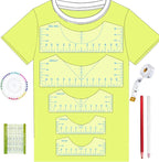 5Pack Tshirt Ruler Guide for Vinyl Alignment, T Shirt Rulers to Center Designs - Image 8