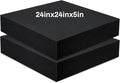 Frienda 2 Pack 5" x 24" x 24" Upholstery High Density Foam Cushion Replacement by Frienda