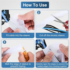 Nilight Cable Sleeve, 10ft-1inch Cord Management Sleeves, Braided Sleeving - Image 4