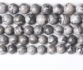 A+ Natural Map Jasper Gemstone Beads Gray Energy Stone Healing Power by NaturalStoneBeads