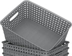 WYT Weave Storage Organizer Baskets, 10.1" x 7.55" x 4.1" - Image 4