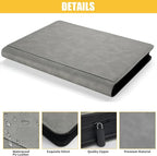 16 Pocket Ringless Side Loading Trading Card Binder, 1024 Cards PU Fixed Page - Image 4