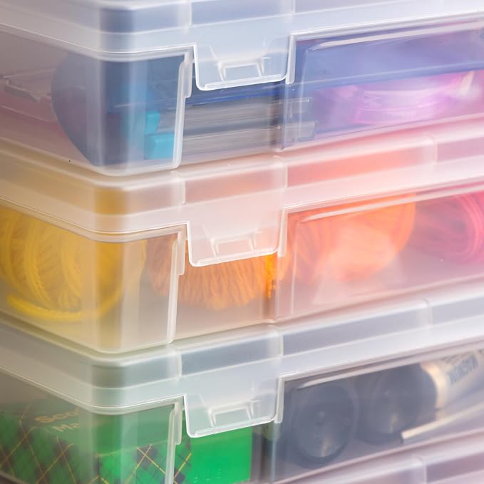 IRIS USA Clear Storage Cases, |Made in USA|, Plastic Bead Organizing Containers - Image 7