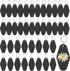 LOTMER 20/30/40/80 PCS Hotel Keychain Blank by LOTMER
