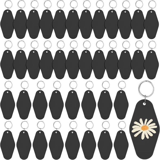 LOTMER 20/30/40/80 PCS Hotel Keychain Blank by LOTMER