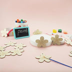 30 Pcs Wooden Flower Decor Unfinished Wood Crafts - Image 6
