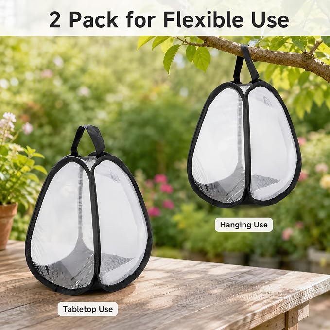 Kingrol 2 Pack Collapsible Insect & Butterfly Habitat Cage, Pop-Up Mesh - Image 6