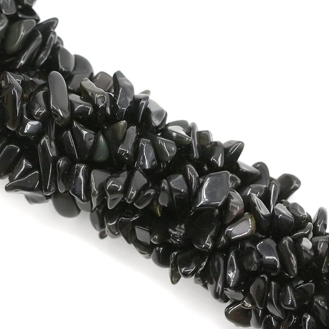 Crystal Chips with Holes for Jewelery Making 5mm-8mm Natural Gemstone Beads by Ouubuuy