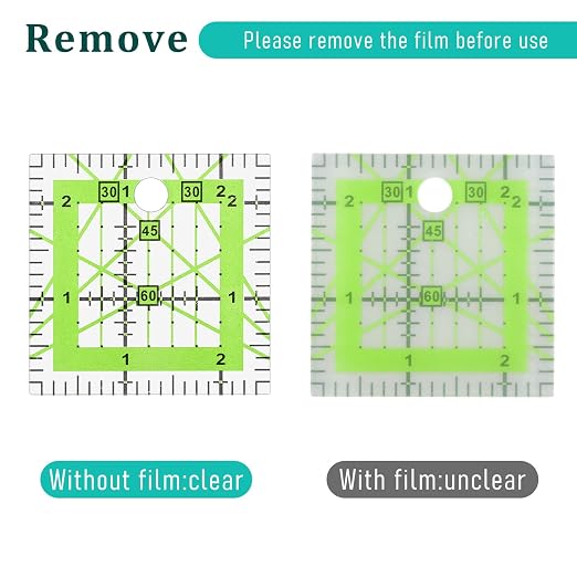 Quilting Rulers, 5 Square Quilting Templates - Image 3