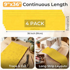 IONTACH 9" X 36" Soft Felt Sheets 1.6mm Thick | Acrylic Felt Fabric - Image 2