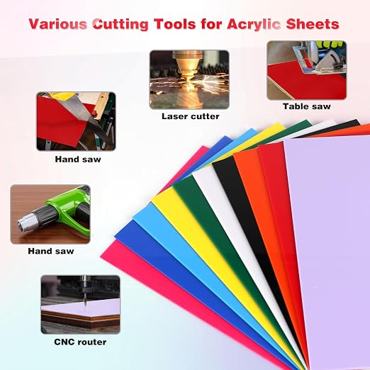 Adrattnay Acrylic Sheets 1/8 Thick, Opaque Colored Acrylic Panel - Image 5