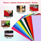 Adrattnay Acrylic Sheets 1/8 Thick, Opaque Colored Acrylic Panel - Image 5