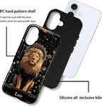 ZHEGAILIAN Case for iPhone 16, Galaxy Lion Gold Durable Shockproof Silicone + - Image 4