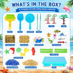 Carolart Ocean Sensory Table, Sand Table, Standing Sensory Bin | Activity Table - Image 5
