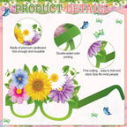 Pajean 32 Pack Spring Party Decorations Eyeglasses Springtime Themed Paper - Image 3