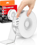 Wotec Extra Large Double Sided Tape Heavy Duty Removable 1.18 Inch x 160 Inch by Wotec