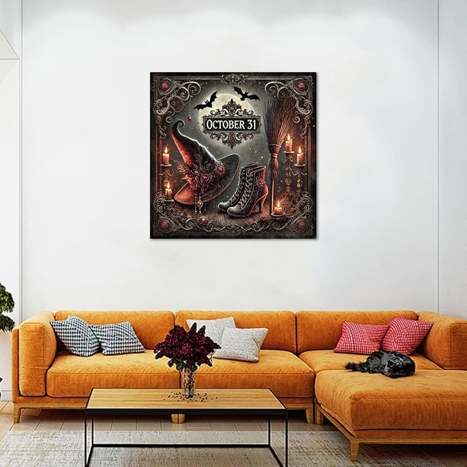 WUDWL Diamond Art Kits for Adults Beginner, DIY Halloween Painting Diamond - Image 2