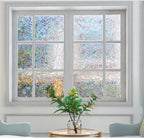Bloss Rainbow Window Privacy Film Stained Glass Window Film 3D Decorative - Image 7