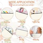 Legigo Blank Canvas Bag Zipper Pouch Makeup Bags Bulk - Image 5