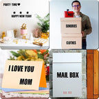 400 Pcs 24 Sheets Letter Stickers, Self Adhesive Waterproof 2.5 Inch Mailbox - Image 5
