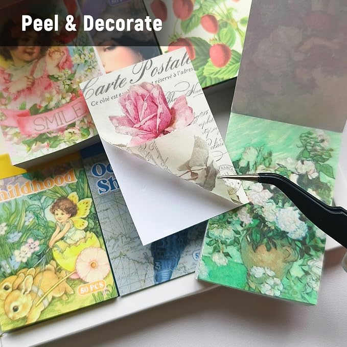 Vintage Washi Sticker Book, Scrapbooking, Travel Albums, Junk Journals and DIY - Image 7