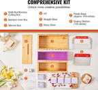 VEVOR Soap Making Kit, Bamboo Cutting Box and Inner Box - Image 3