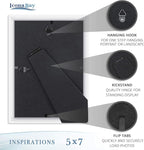 Icona Bay 5x7 Picture Frames, 6 Pack, Contemporary, Inspirations | These Icona - Image 4