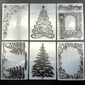 6 Pcs Embossing Folders for Card Making Embossing Stencil Template DIY Plastic by Unknown