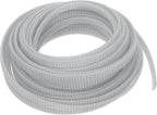 uxcell PET Expandable Sleeving 20ft 1/4" Gray Cable Management Sleeve Cord by uxcell